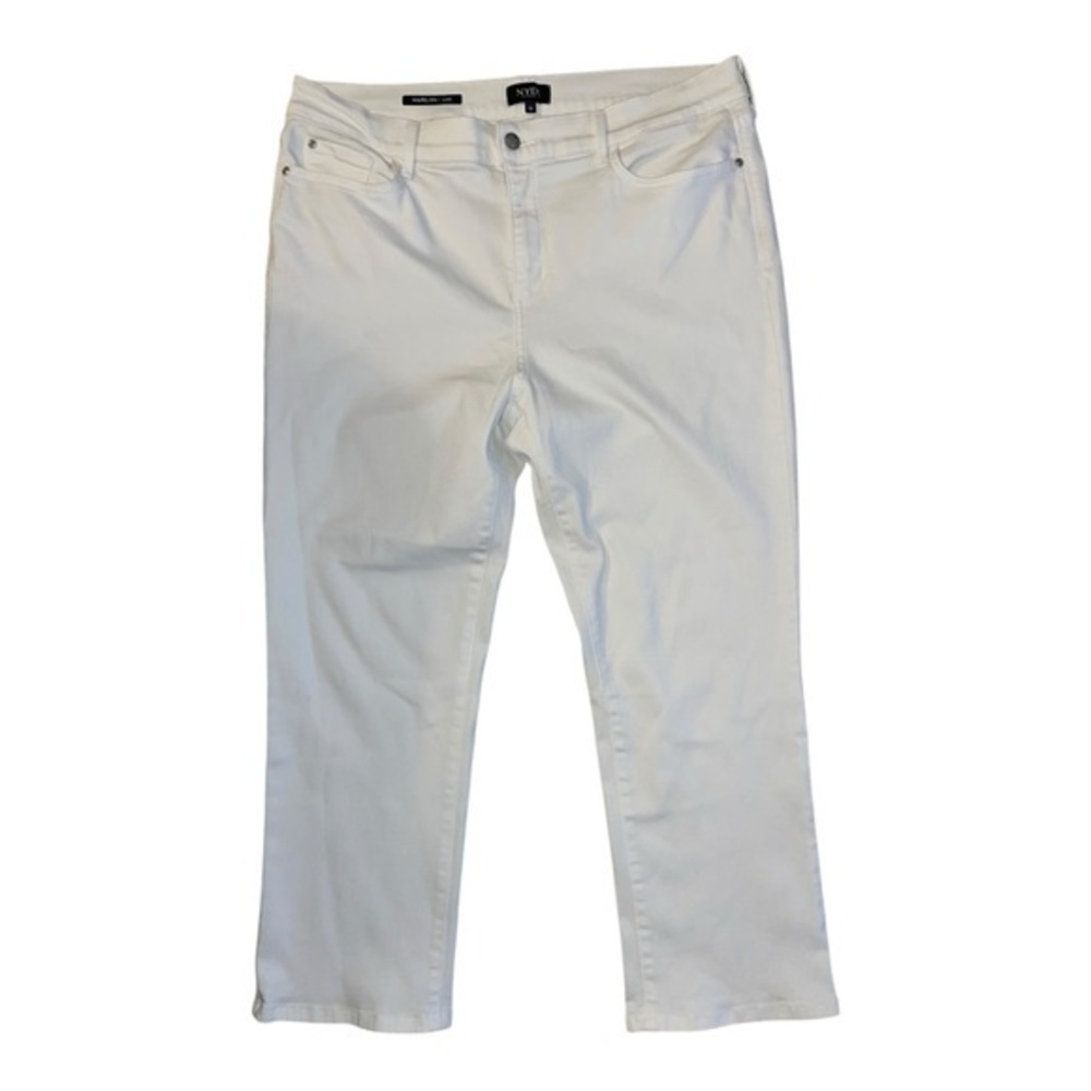 NYDJ Marilyn Capri in Crisp White
